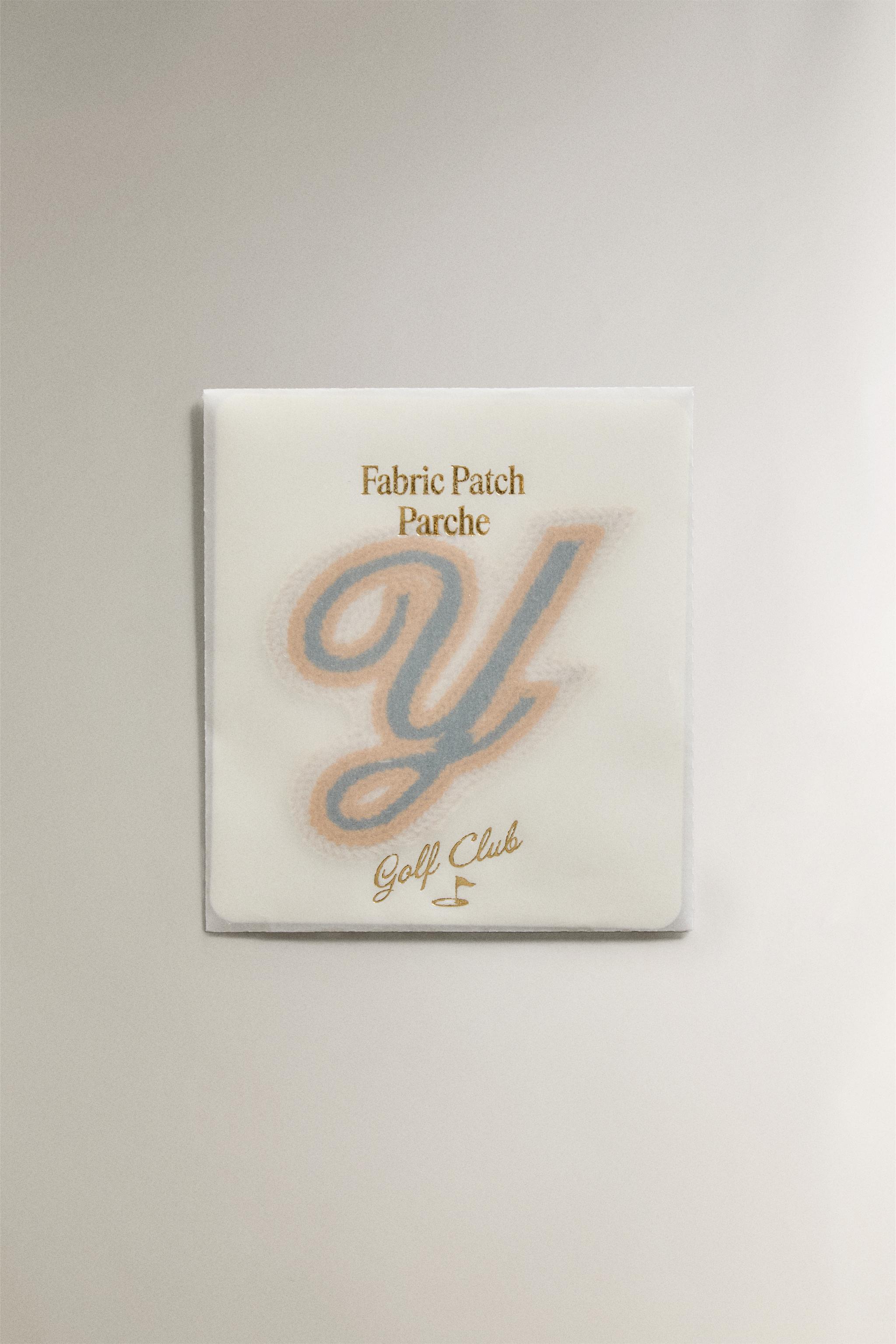 COTTON LETTER Y PATCH